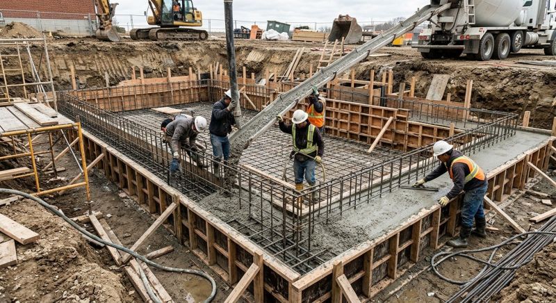 Basement Concrete Installation in Bowling Green, VA