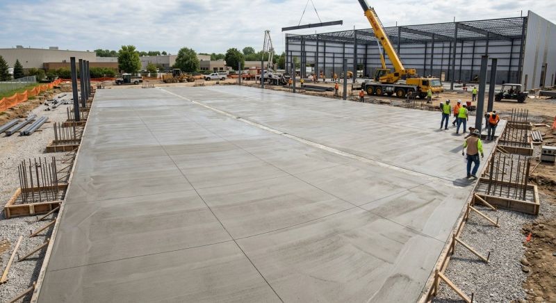 Commercial Slab Construction in Spotsylvania County, VA