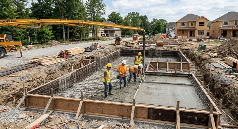 Concrete Foundation Installation in Locust Grove, VA