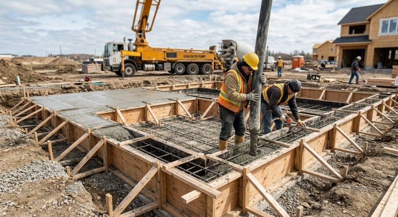 Foundation Wall Pouring in Brandy Station, VA
